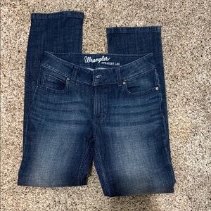 Wrangler Dark Blue Straight Leg Jeans